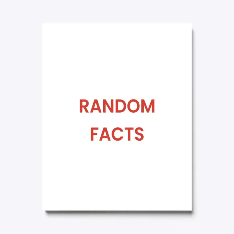 Random Facts Extra Merch